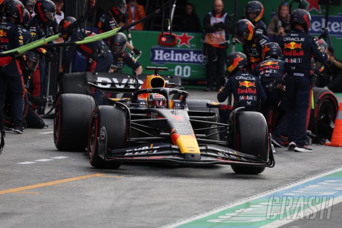 Horner shouted ‘get him in’ at Verstappen’s race engineer during rain chaos