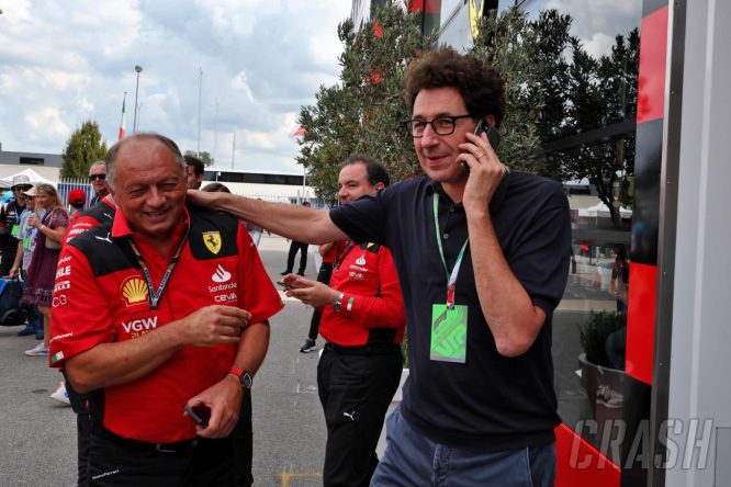 Binotto swiftly spots Ferrari replacement Vasseur as he returns to F1 paddock