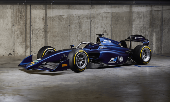 FIA unveils new F2 car for 2024 in Monza