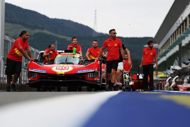 Fuoco leads opening Fuji WEC practice for Ferrari