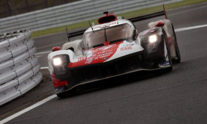 Toyota locks out front row at home