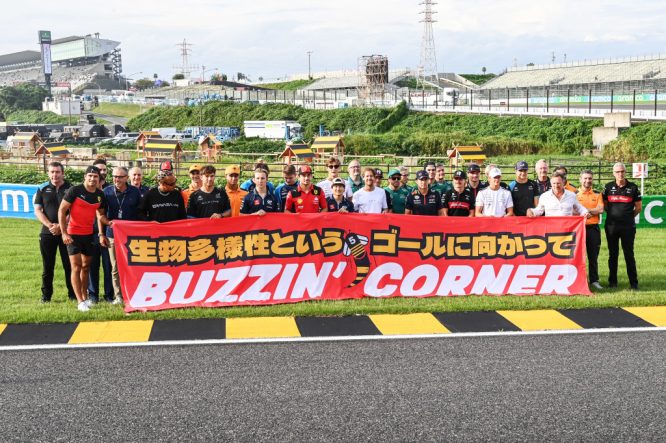 Suzuka builds ‘Buzzin’ Corner’ in Vettel-led effort to highlight biodiversity