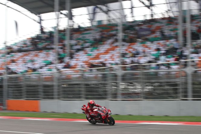 Bagnaia crash throws MotoGP title fight back open