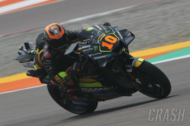 Luca Marini fastest in second practice as Brad Binder loses top ten time