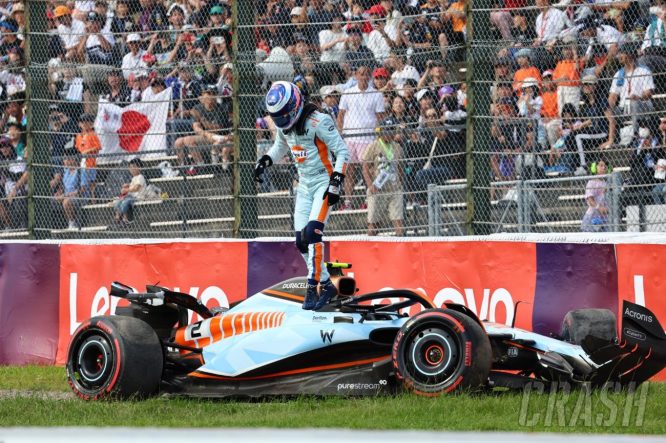 Sargeant’s Japanese GP nightmare continues with penalty before race begins
