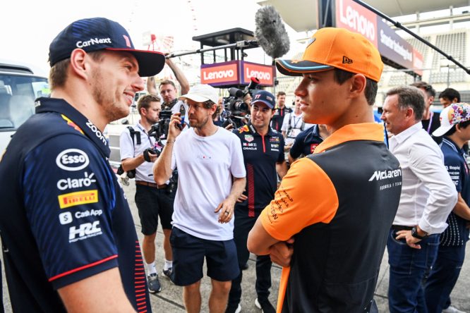 Norris makes podcast JOKE at Verstappen following Japanese GP