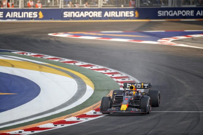 Verstappen DENIED top spot after chaotic Singapore Grand Prix FP1