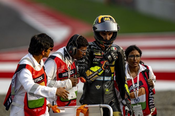 Marini sustains broken collarbone in Indian MotoGP sprint opening lap clash