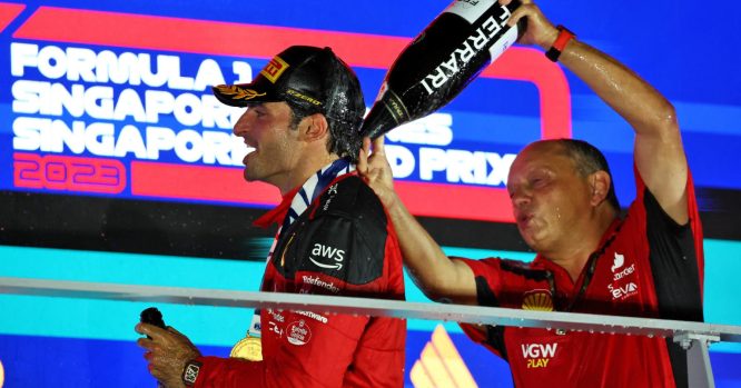 Vasseur reflects on &#8216;strange&#8217; and &#8217;emotional&#8217; first Ferrari win