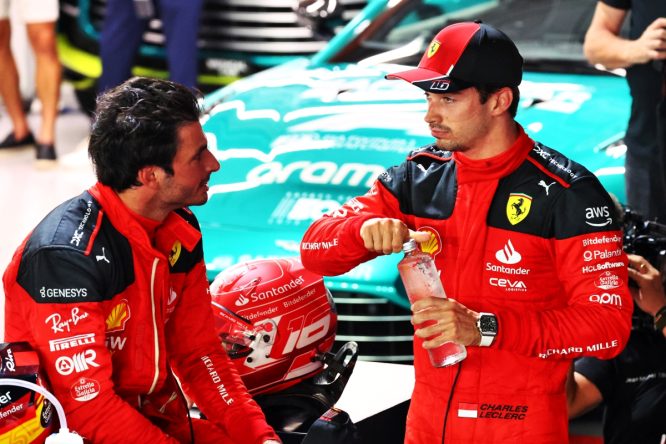 Leclerc, Sainz prepared to obey Ferrari team orders in Singapore GP