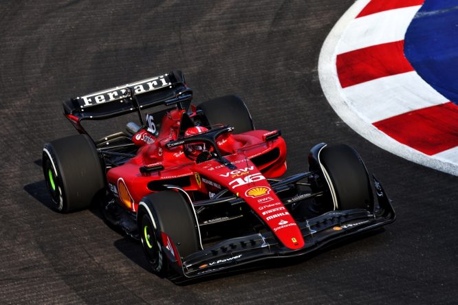 Leclerc &#8216;not getting carried away&#8217; by Ferrari&#8217;s practice pace in Singapore
