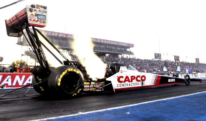 Torrence seeking two for three after Friday No. 1 at NHRA US Nationals