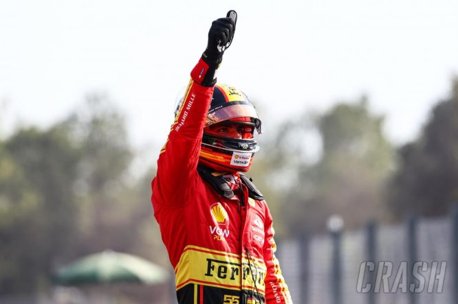 Sainz beats Verstappen to claim home pole for Ferrari 