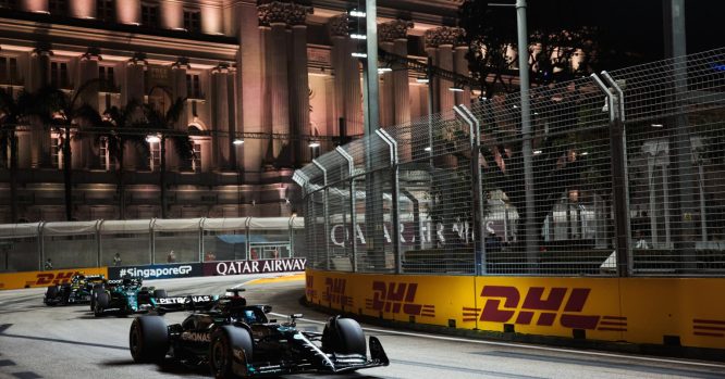 Russell rues ‘lapse of concentration’ in Singapore crash