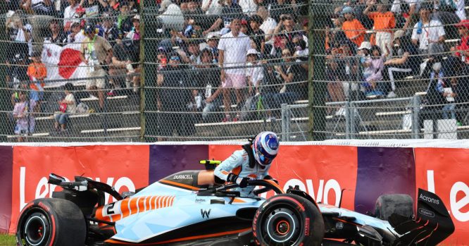 Sargeant in Suzuka crash admission: &#8216;I keep crossing the line&#8217;