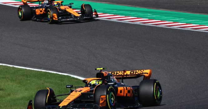 Norris hails McLaren’s ‘amazing’ double Suzuka podium