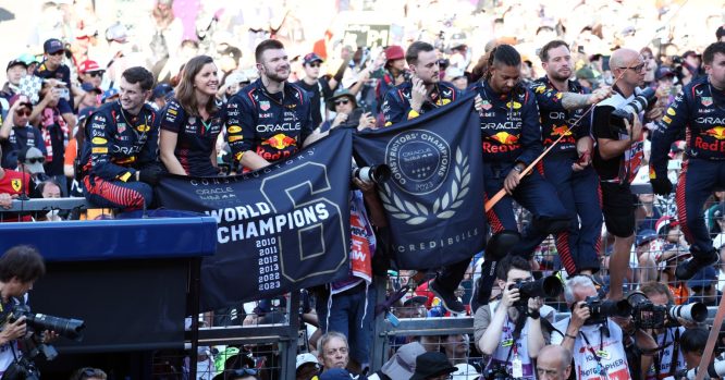 In pictures: Red Bull celebrates sixth Constructors&#8217; F1 title