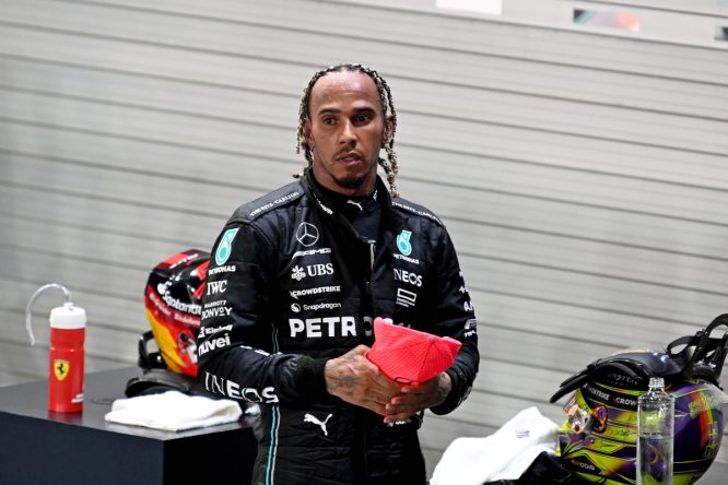 Hamilton &#8216;EXHAUSTED&#8217; after battle with Mercedes team-mate