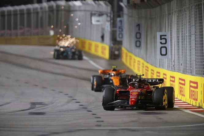Ferrari: Sainz deserves all credit for Norris DRS tactic in F1 Singapore GP
