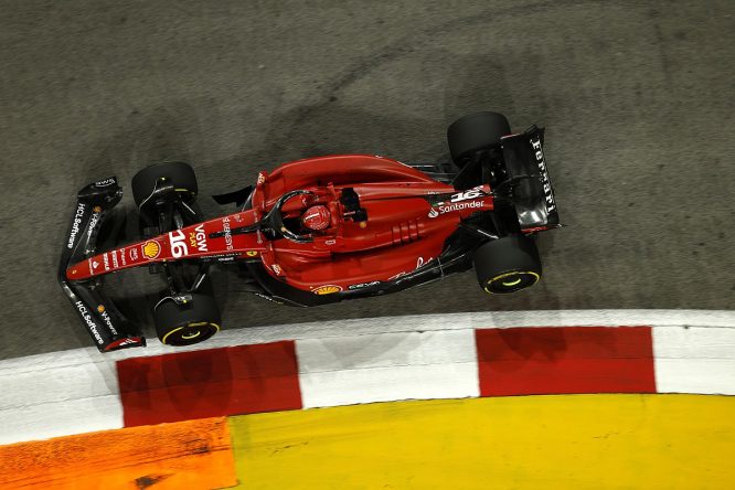 Russell suspects Ferrari not running engine at full power in Singapore F1 practice