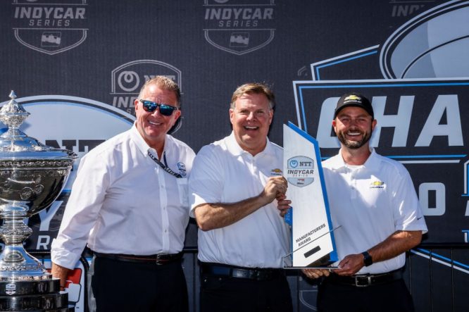 Chevrolet clinches eighth IndyCar manufacturers&#039; crown in 12 years