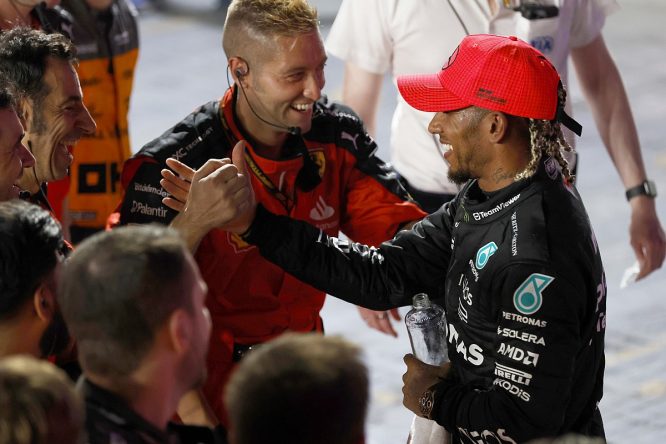 Why TV cameras didn&#8217;t show Mercedes celebrating Hamilton&#8217;s Singapore F1 podium