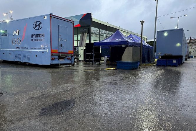 Torrential rain forces WRC Acropolis Rally shakedown cancellation