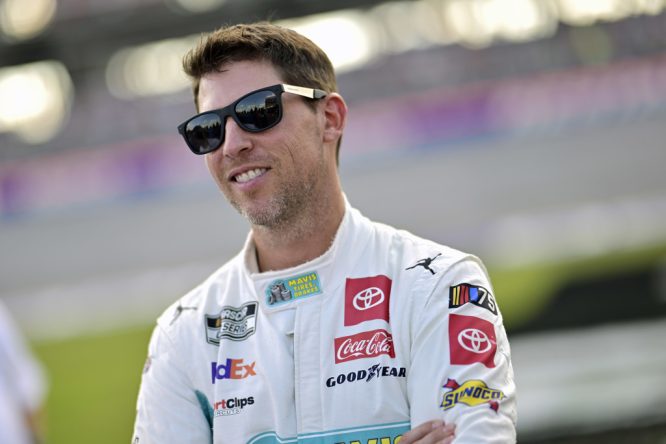 &#8216;Not how we drew it up, but a dub is a dub&#8217; &#8211; Hamlin salvages third at Talladega after penalty