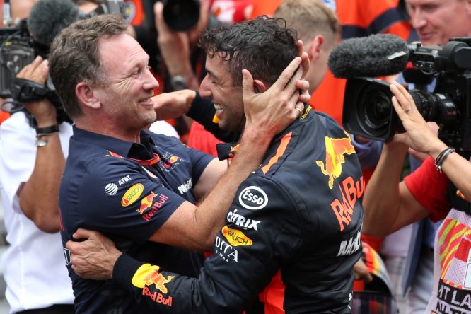Ricciardo thanks Horner for believing in him when others ‘lost faith’