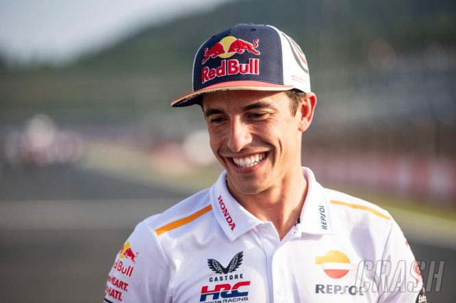 “Bye, bye Honda!” Marc Marquez put on the spot by Francesco Bagnaia teasing