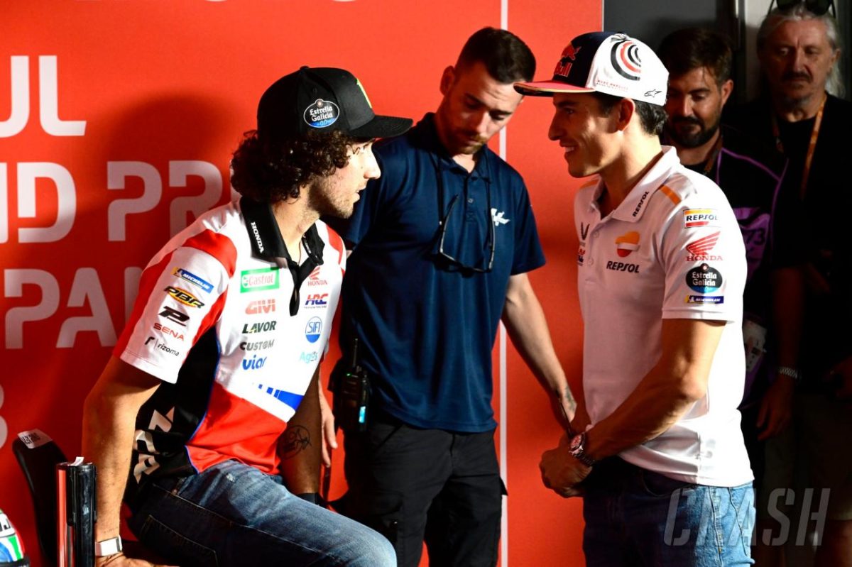 Alex Rins surprised: &#8220;I thought Marquez was playing with us!”