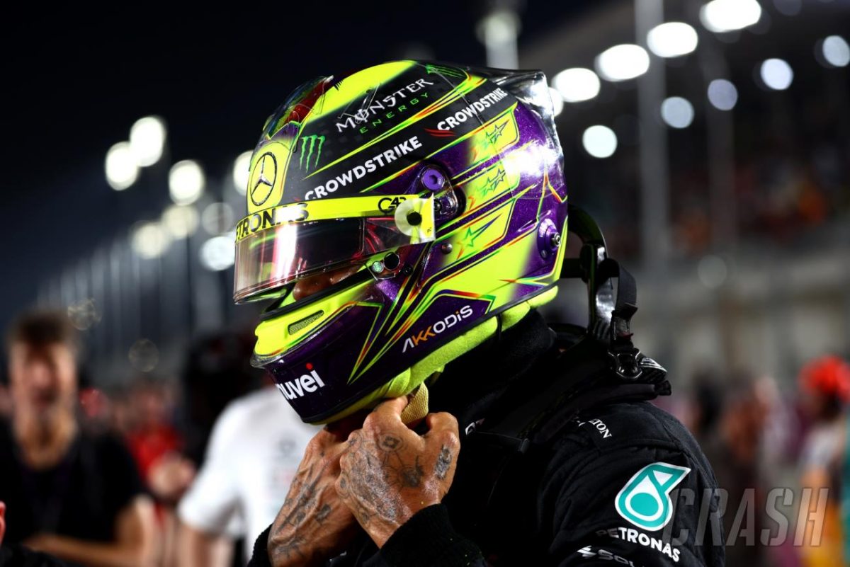 Hamilton gets reprimand and fine for crossing live track