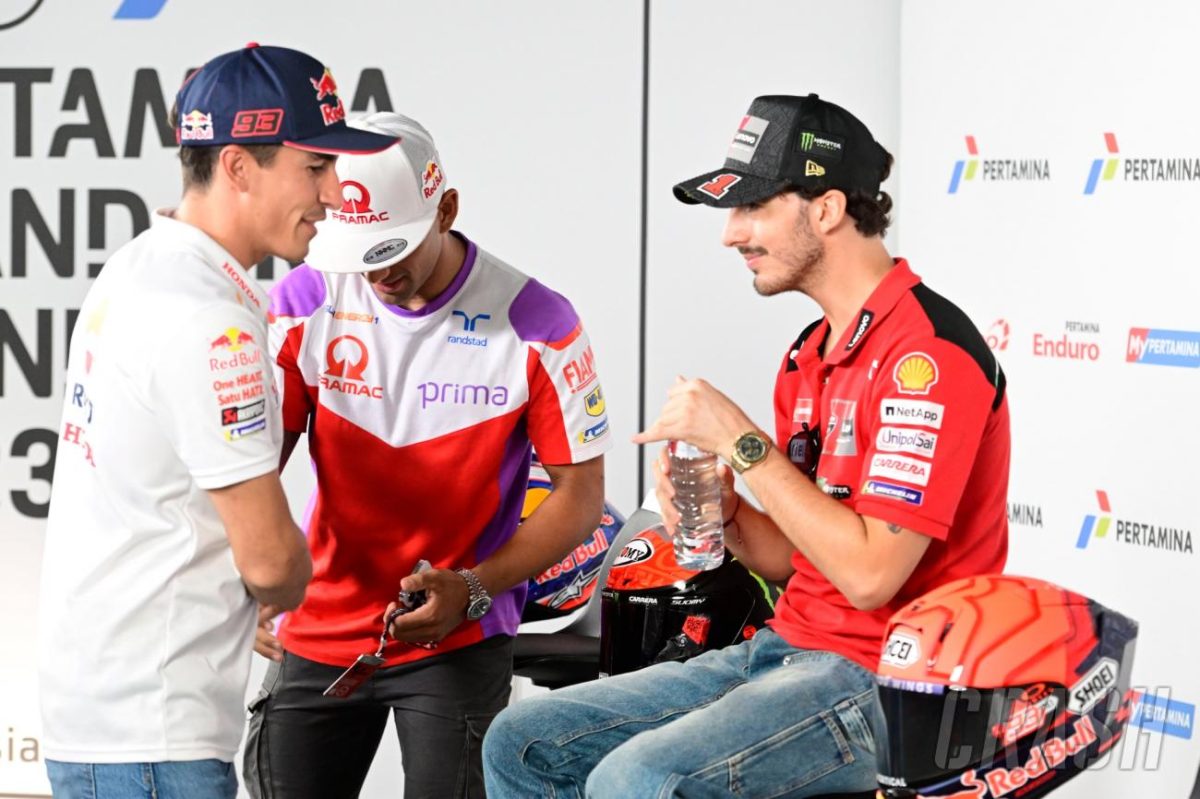 Marc Marquez&#8217;s Unwavering Dominance Threatens to Overwhelm Factory Riders, MotoGP Star Bagnaia Warned: &#8216;Don&#8217;t Poke the Bear&#8217;