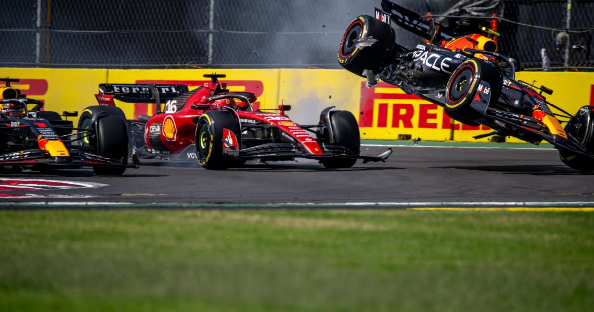 Perez Blindsided by Leclerc in First-Lap Clash: A Controversial Racing Incident