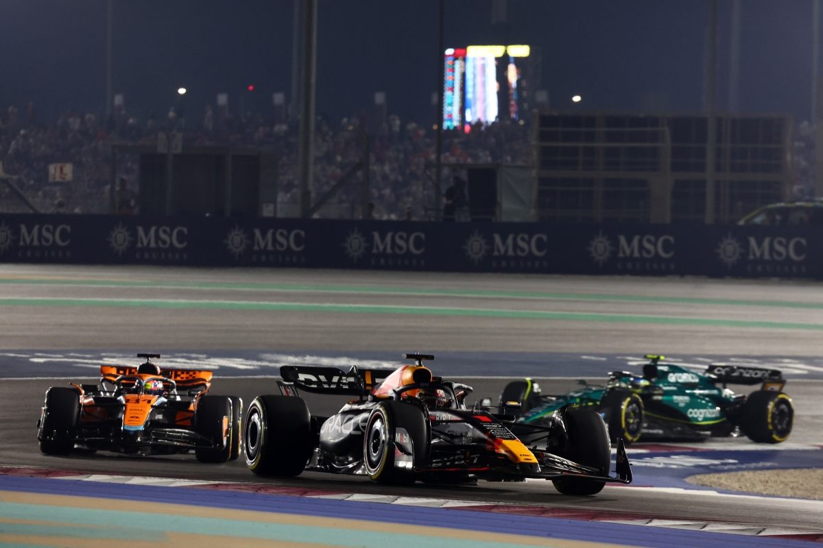 Verstappen coasts to Qatar win, Mercedes drivers collide