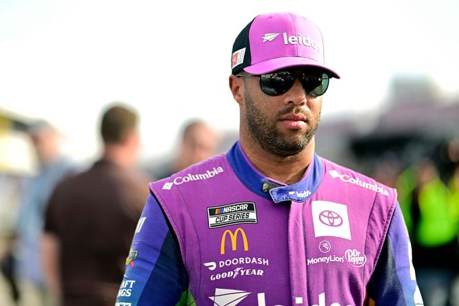 Bubba Wallace fastest in Roval Cup practice; Larson wrecks