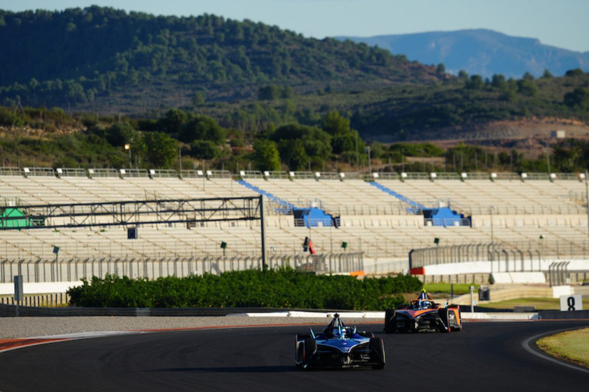 Fiery Chaos: Formula E Testing Disrupted by Spectacular Garage Fire