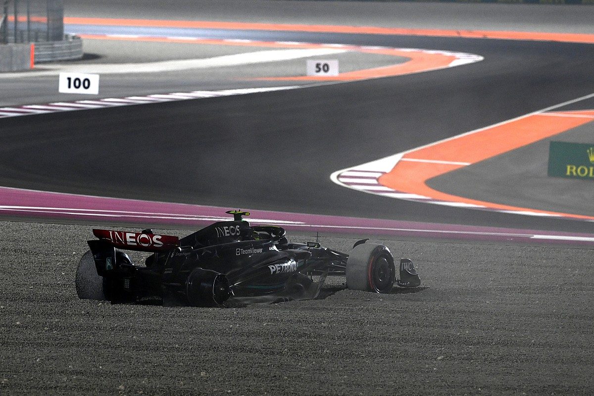 Hamilton: Russell clash in F1 Qatar GP &quot;100% my fault&quot;