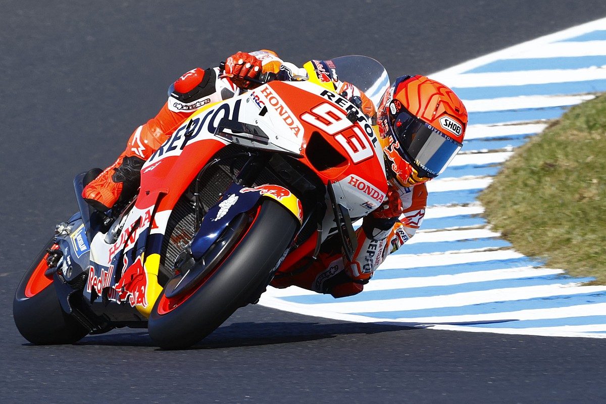 Marquez defies Honda&#8217;s struggles, dominates fast corners in MotoGP race
