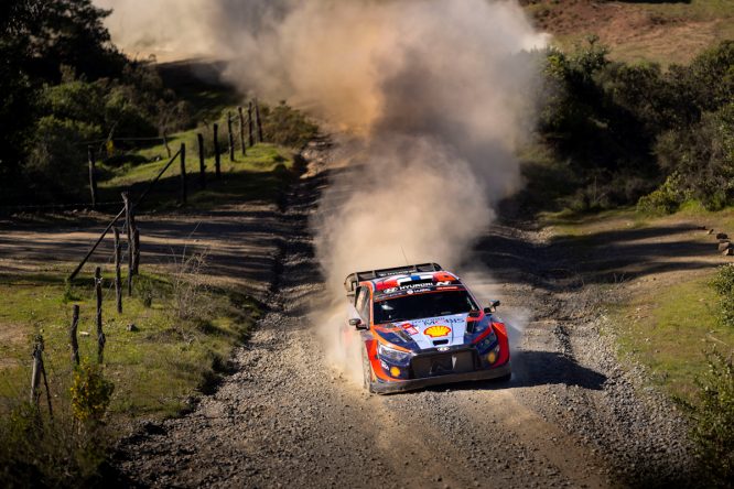 WRC Rally Chile midday Sunday update