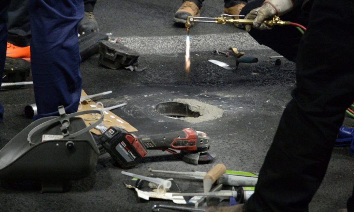 Structural Mishap Halts FP1: The Tale of the Concrete Frame Surrounding a Manhole Cover
