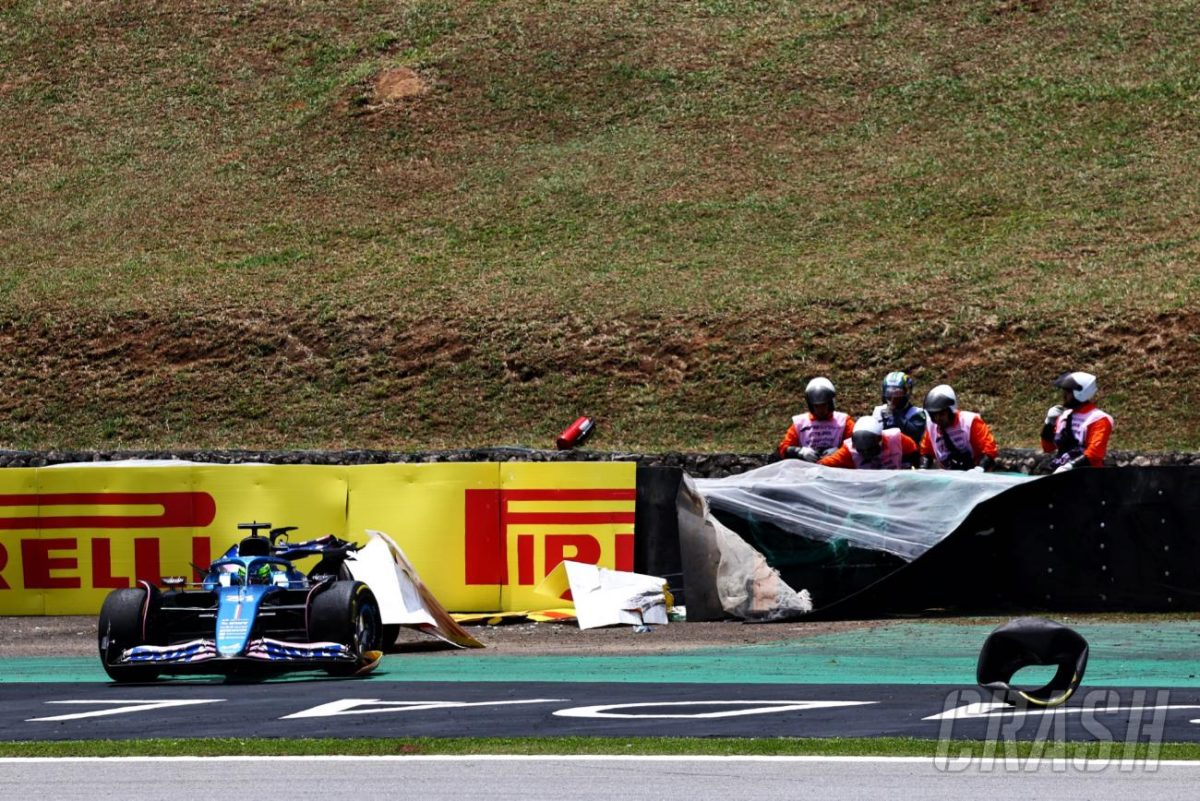 Explosive Clash Halts Sprint Qualifying: Ocon Blames Alonso for Catastrophic Shunt