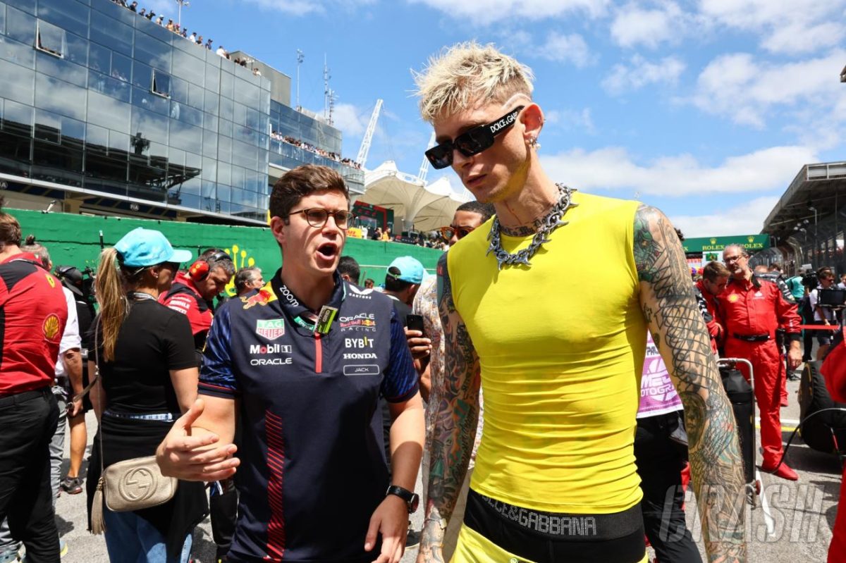Machine Gun Kelly&#8217;s Shocking Exit: Behind the Scenes of His Controversial F1 Grand Prix Interview with Martin Brundle