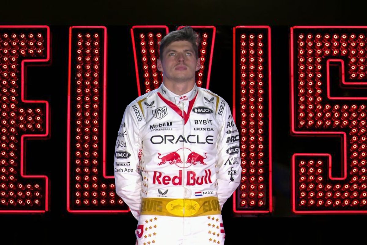 Verstappen&#8217;s Electrifying Tribute: Max Channels the King of Rock &#8216;n&#8217; Roll in Vegas-Inspired Performance!