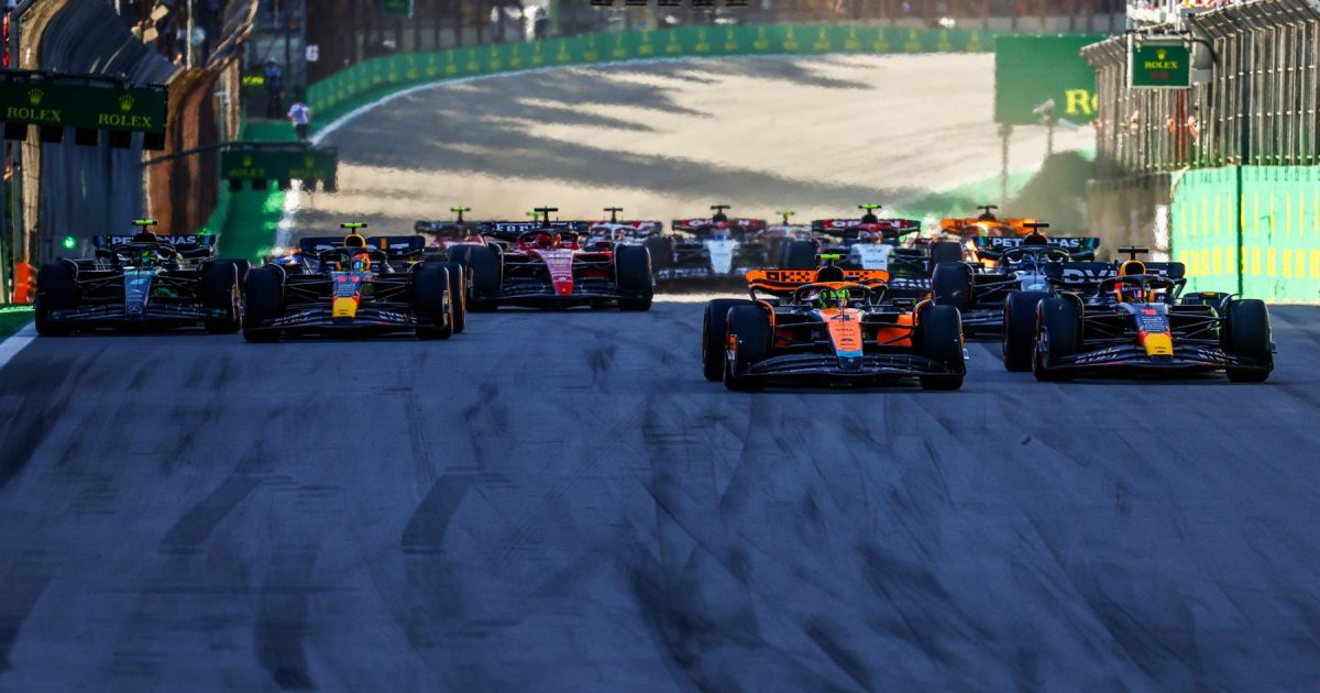 Unveiling the Thrilling Battle: Witness the Intense Action of the 2023 F1 Brazilian Grand Prix LIVE!