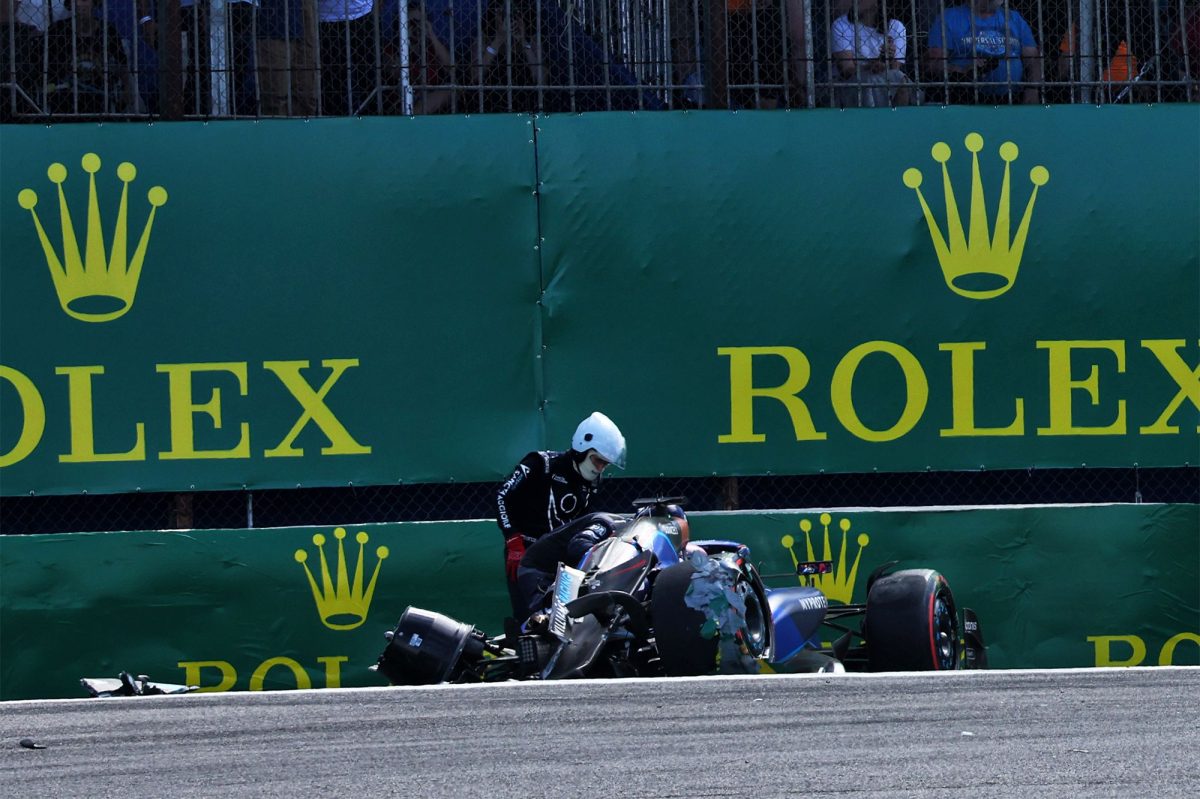 Brazilian GP red-flagged after startline pile-up