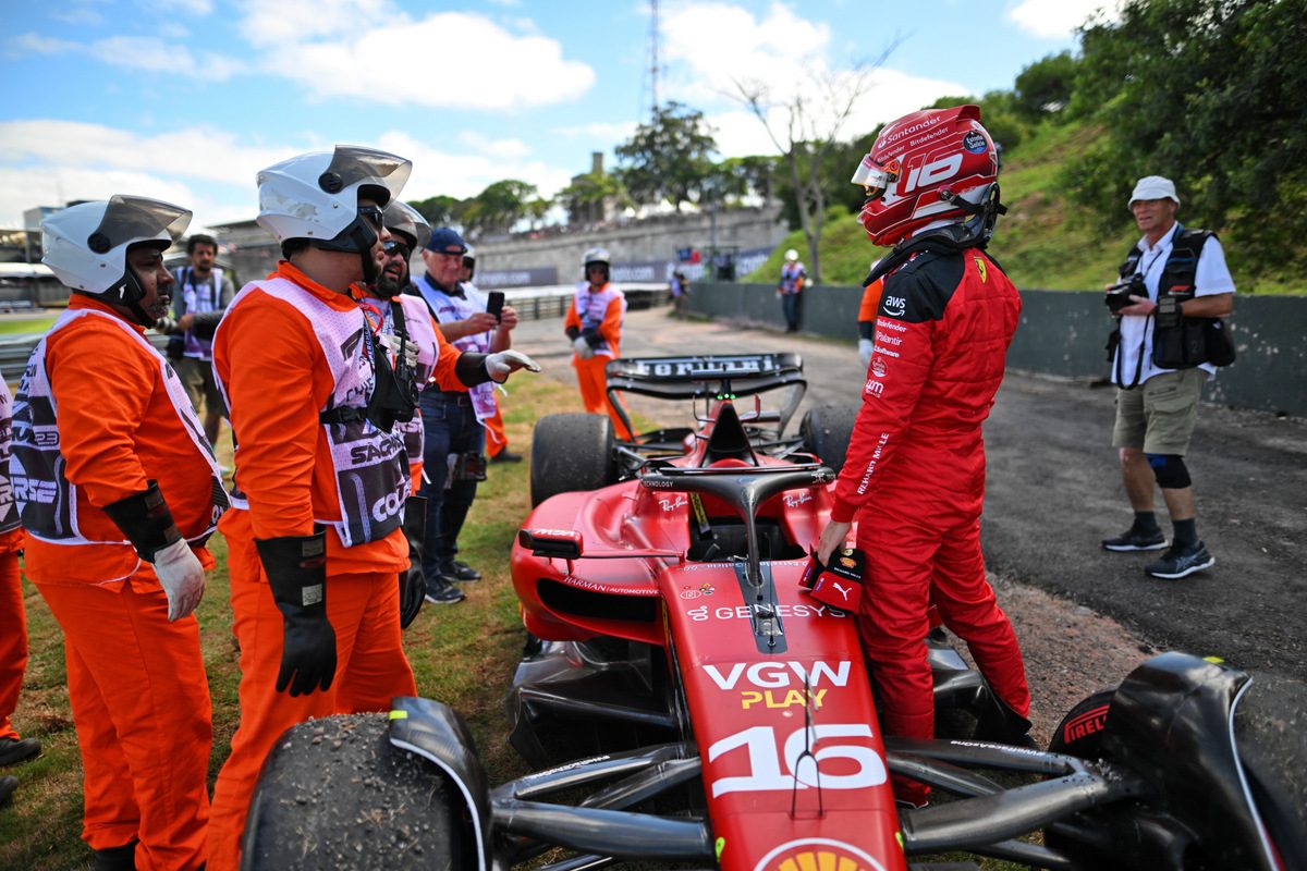 Vindicated Valor: Leclerc Exonerated in Brazil GP Crash, Asserts Vassuer