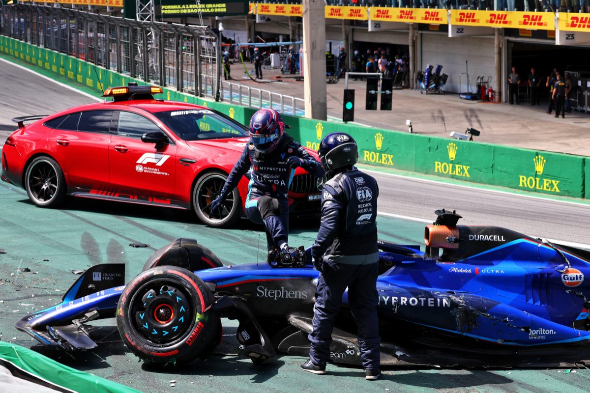 Albon&#8217;s Brazil GP Crash: The Impact of Being &#8216;Number One&#8217; on Race Starts