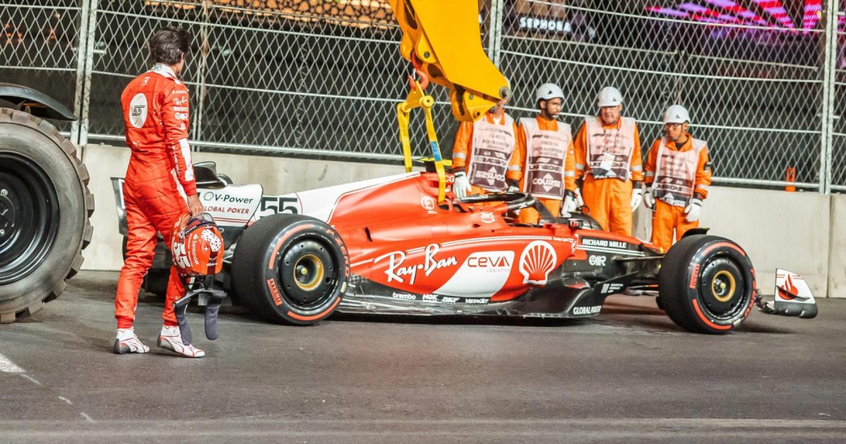 Sainz devastated by Las Vegas grid penalty: A shocking setback for an exceptional driver
