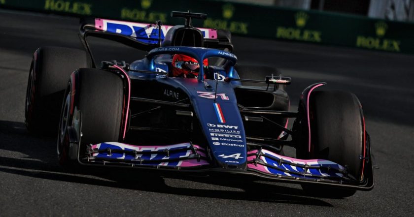 Ocon showcases outstanding pace and ends 2023 on a high note in Abu Dhabi test